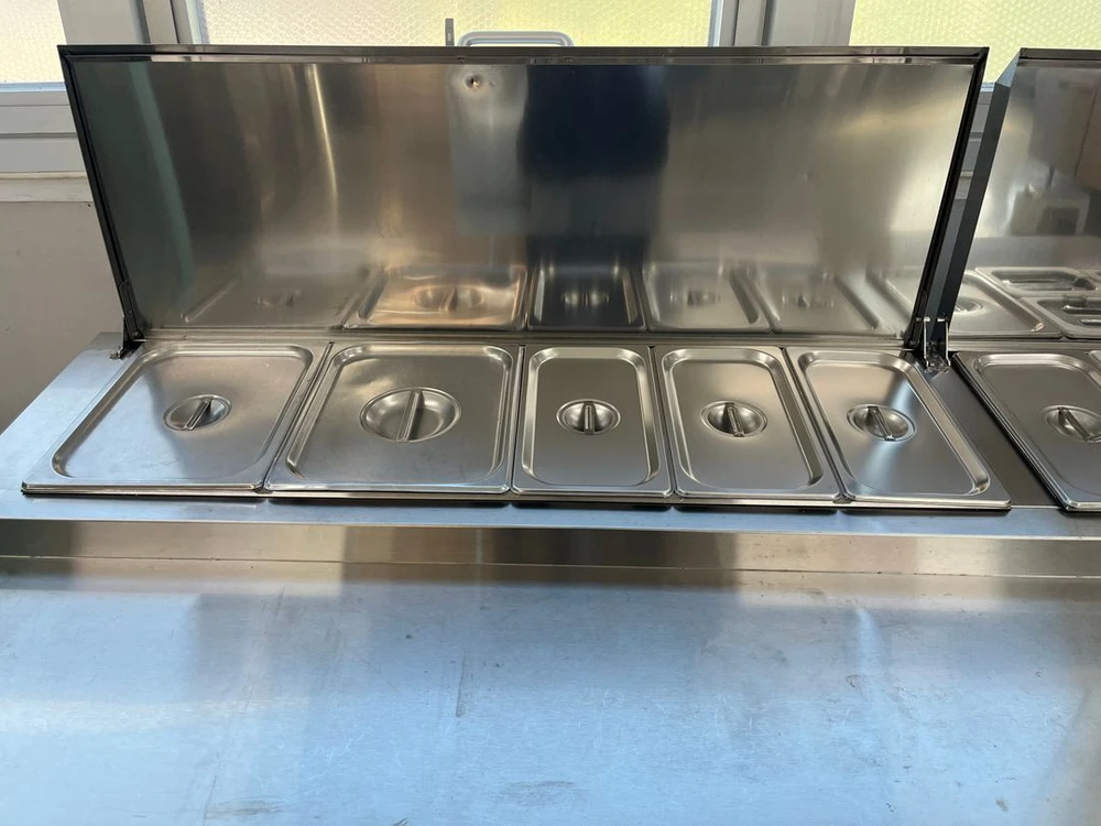 라셀르 토핑냉장고 1800 중고 간냉식 LPT-1834R 브런치 샐러드 밧드 바트 피자 김밥 반찬 이미지