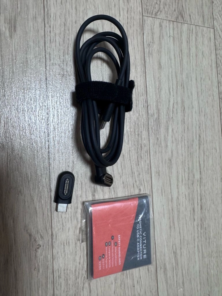 viture magnetic adapter 및 케이블 이미지