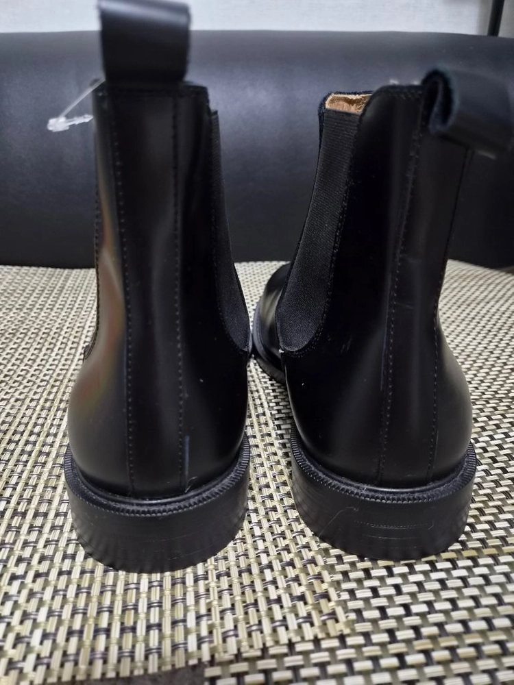 새상품 자라 ZARA 레더 첼시 부츠 가죽 앵클 부츠 40 255~260 이미지