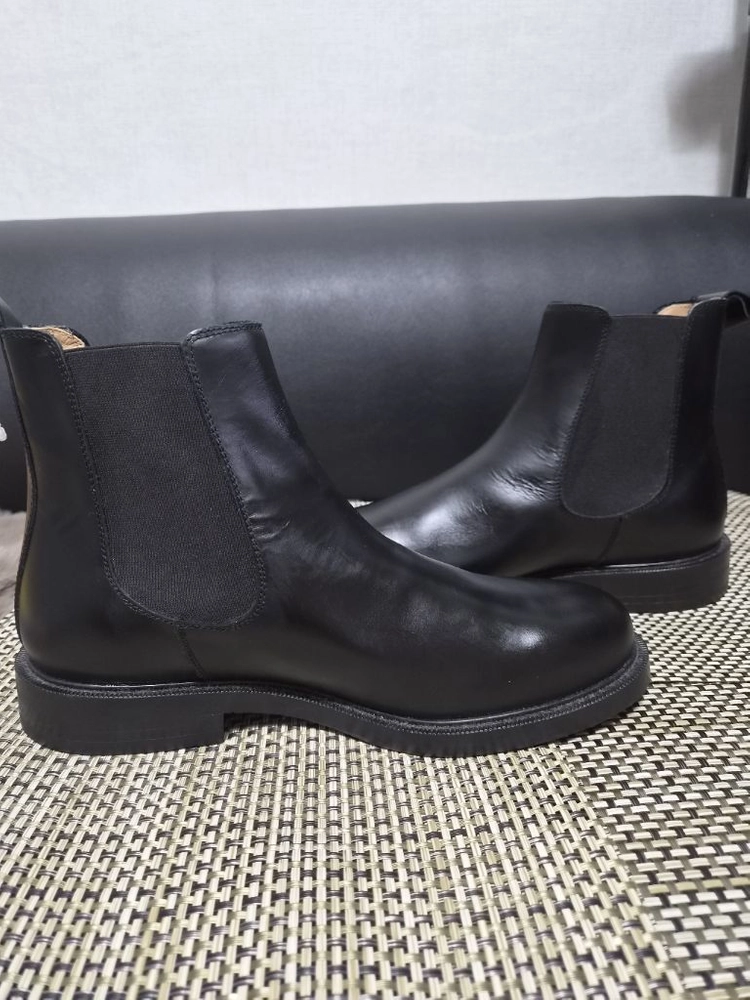 새상품 자라 ZARA 레더 첼시 부츠 가죽 앵클 부츠 40 255~260 이미지
