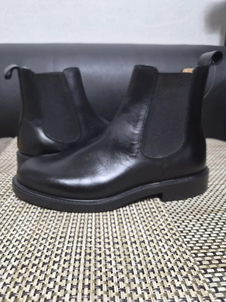 새상품 자라 ZARA 레더 첼시 부츠 가죽 앵클 부츠 40 255~260 이미지