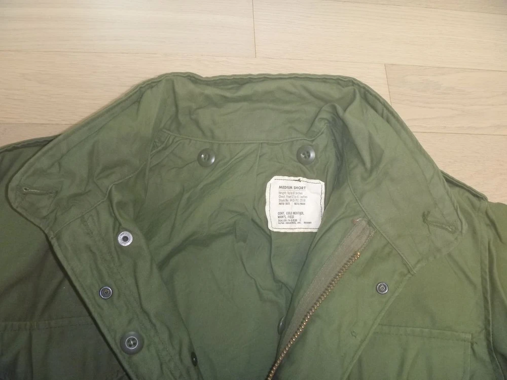 미군 M-65 필드자켓 야상 이미지