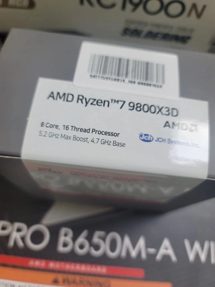 9800X3D, DDR5 32G m.2 ssd 1tb 올블랙 반본체 이미지