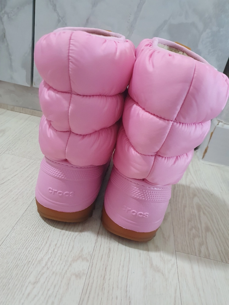 정품 크록스 겨울패딩부츠외230 상태양호 이미지