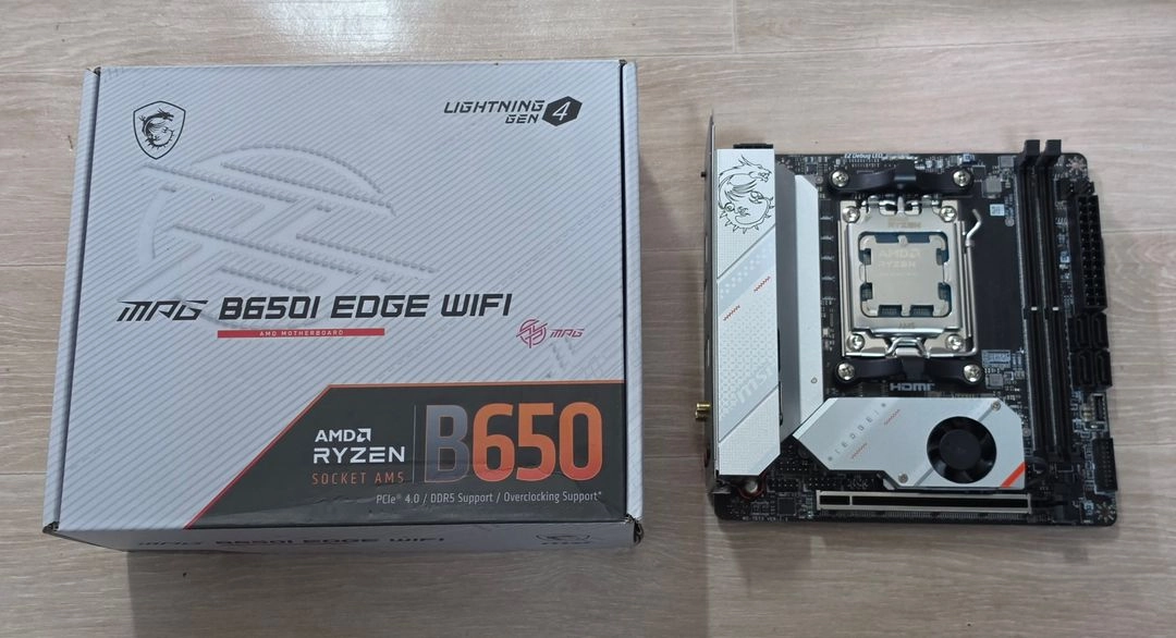 라이젠 9700X + MSI MAG B650i itx보드 세트 이미지