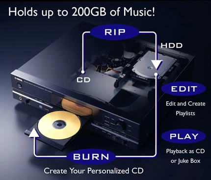 Yamaha 야마하 HDD 레코딩 CD플레이어 이미지