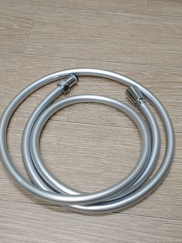 물때방지 꼬임방지 pvc 샤워호스 이미지