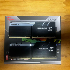 G.SKILL DDR4-3200 CL16 TRIDENT Z RGB 패키지 (32GB(16Gx2)) 판매합니다. 이미지