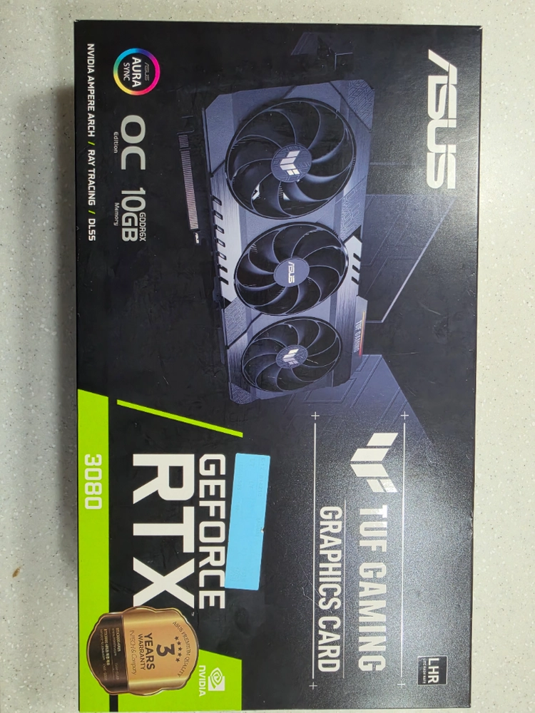 ASUS TUF GAMING RTX 3080 - 안심되는 중고거래