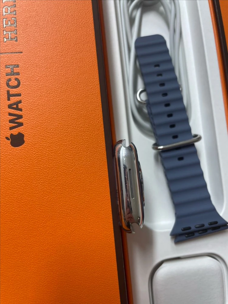 애플워치8에르메스 41mm 실버 애플케어+ 이미지