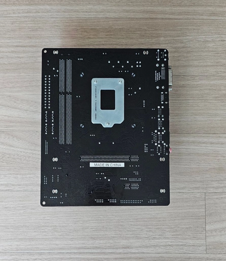 컴퓨터 부품 (CPU + 쿨러 + 메인보드) 이미지