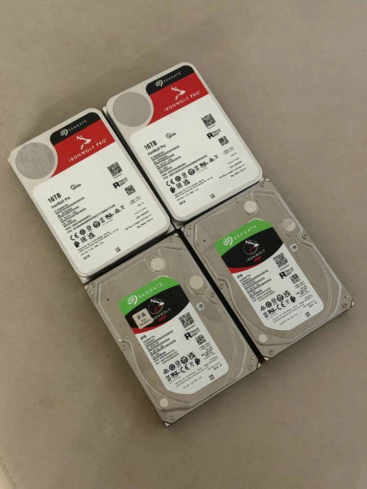 시게이트 IronWolf Pro 16TB NAS HDD 판매 / ST16000NT001 / 상태 좋음 / 2개 보유 이미지