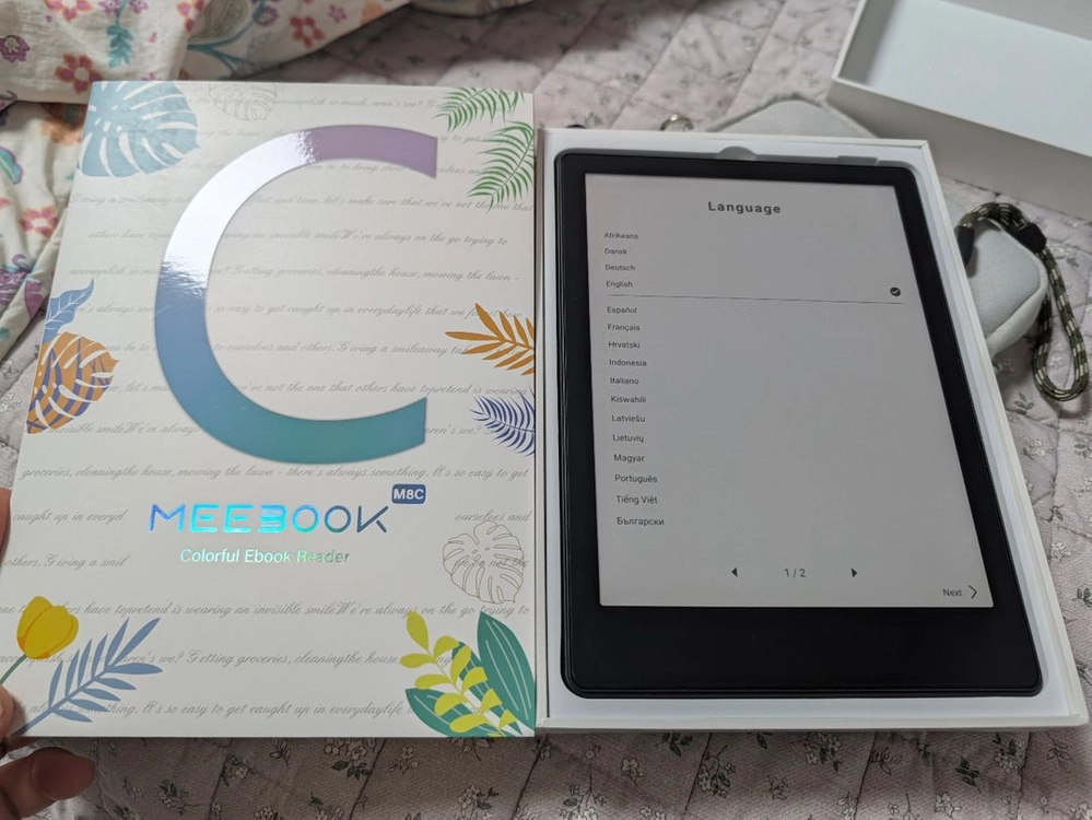 7.8인치 칼라 이북리더 meebook m8c 이미지