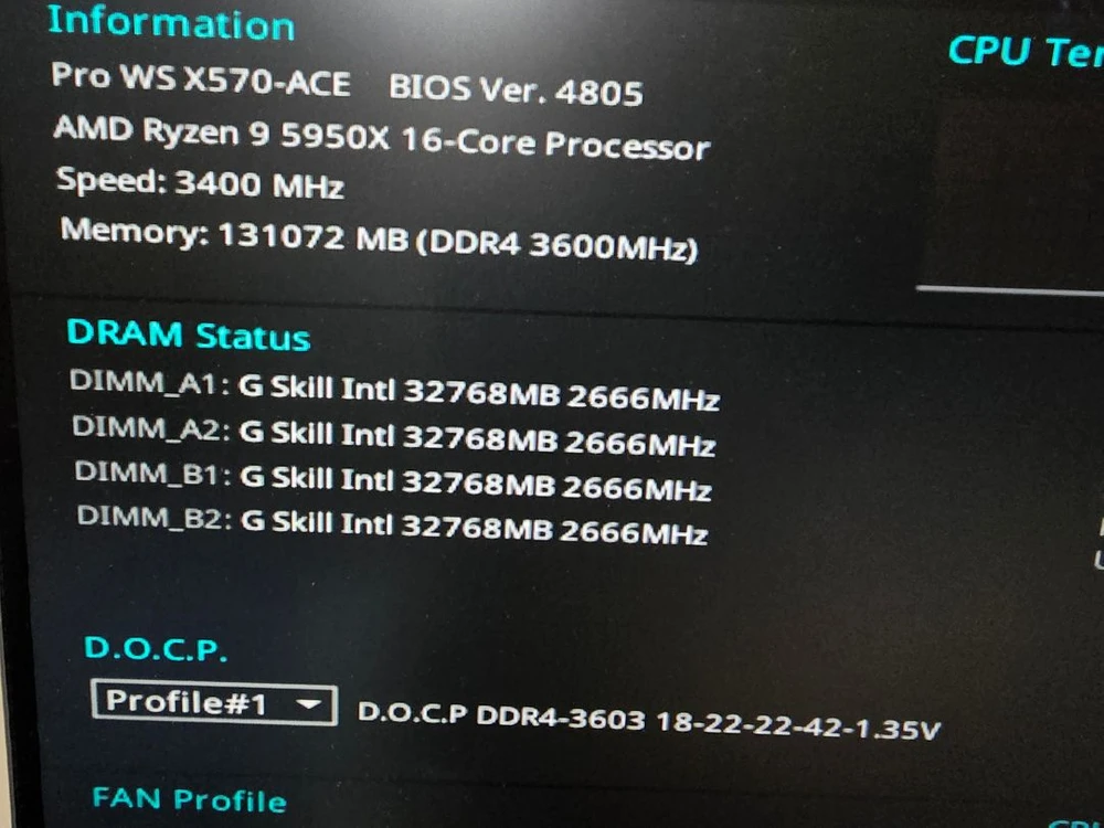 WS X570-ACE_5950X_DDR4 트라이던트 Z Royal_삼성u.2_NVME SSD_nh-d15s_녹투아 이미지