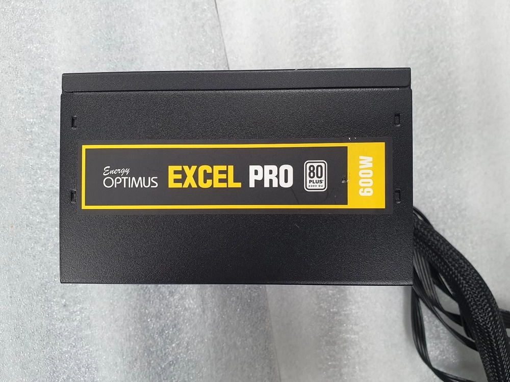 컴퓨터 파워 에너지옵티머스 EXCEL PRO 600W 80PLUS스탠다드 230V EU 이미지