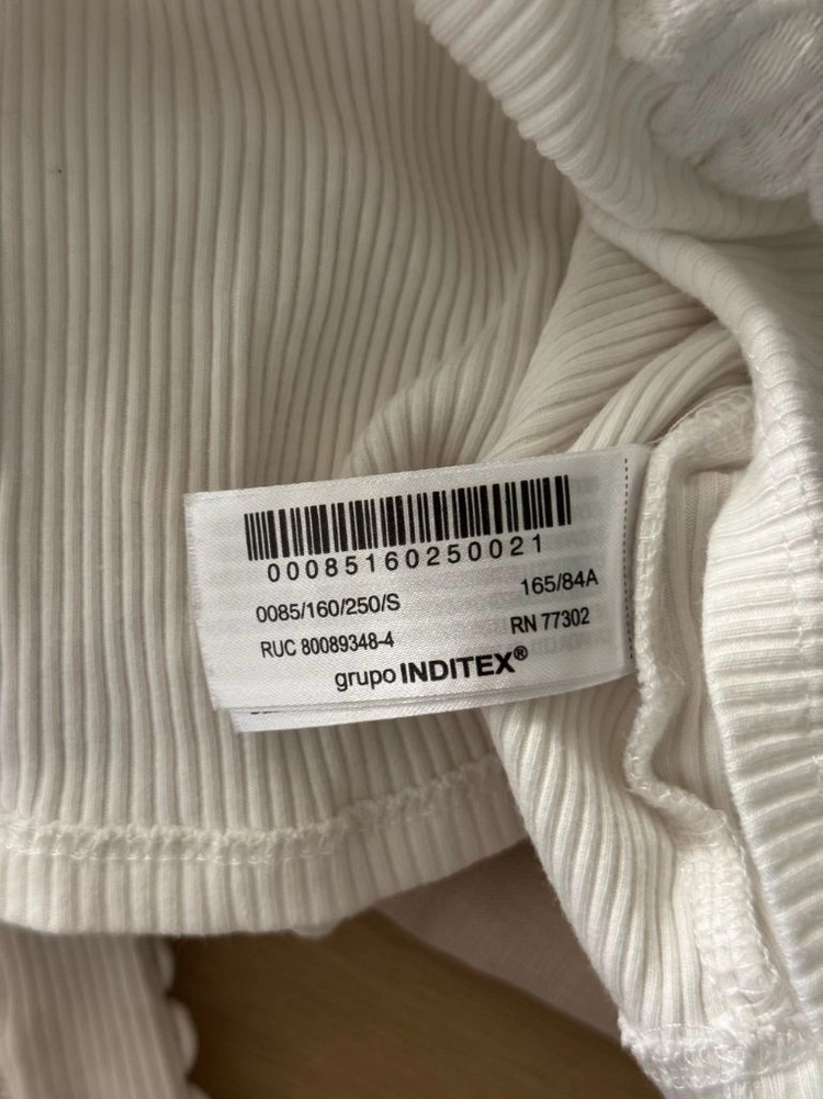 ZARA 자라 레이스 코르셋스타일 화이트탑 니트 레이스 나시 S 이미지