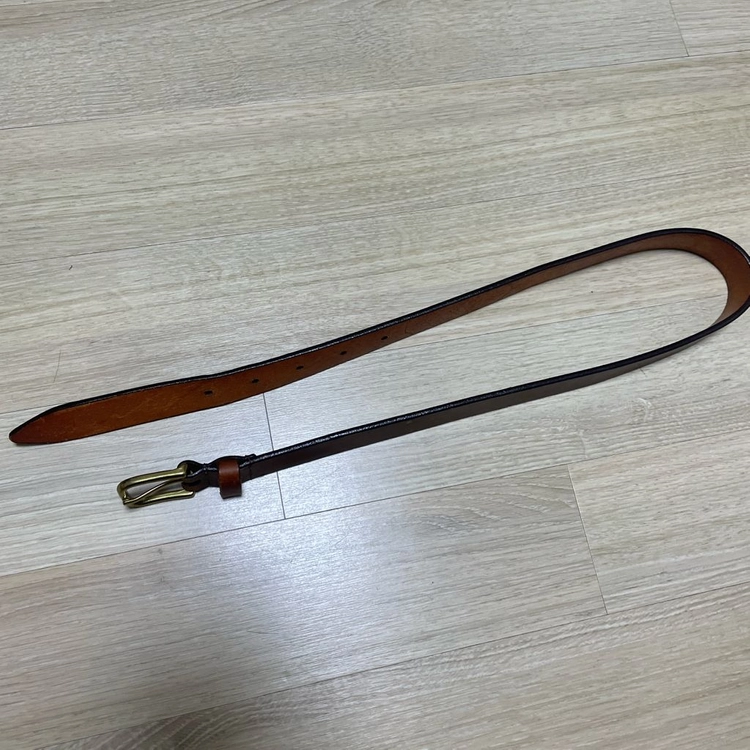 아메리칸어패럴 가죽 벨트 (브라운) 이미지