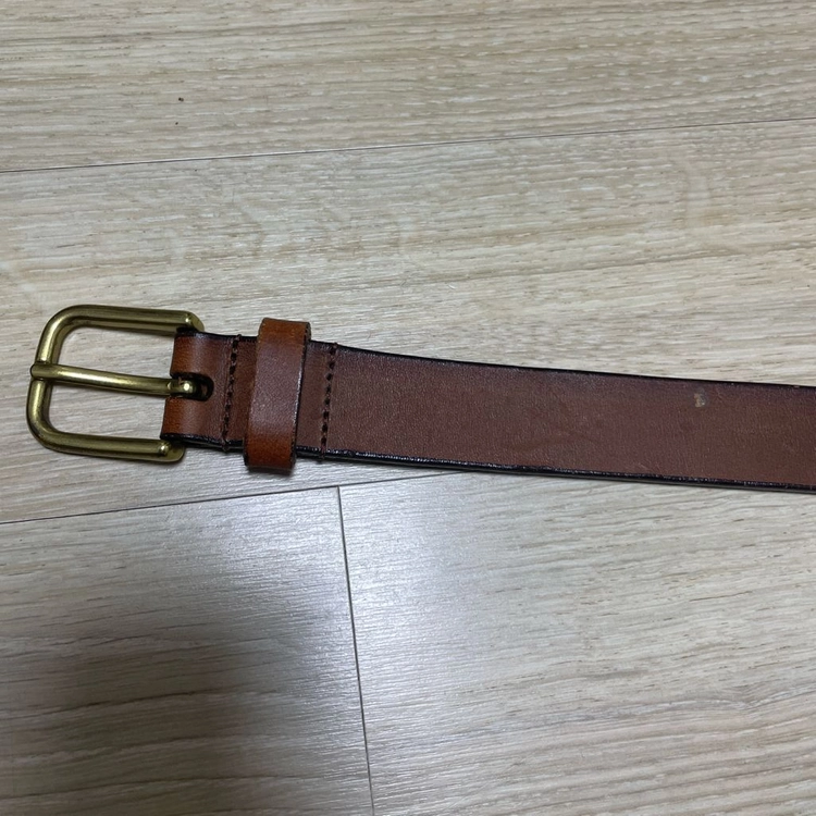 아메리칸어패럴 가죽 벨트 (브라운) 이미지