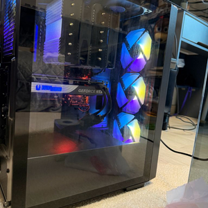 라이젠 7800x3d rtx4070 super 게이밍 컴퓨터 이미지