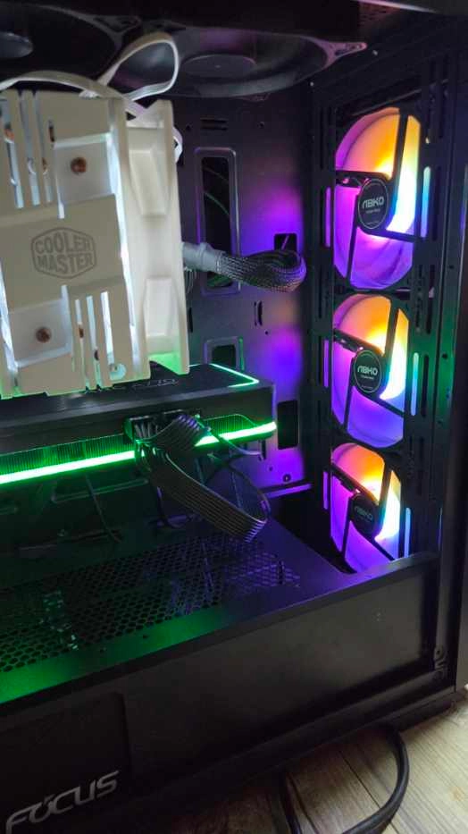 고성능 게이밍 데스크톱 5800x 16gb vram a770 850w focus 이미지