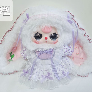베이비쓰리 지이모 밤토끼 일반인형 수제옷 이미지