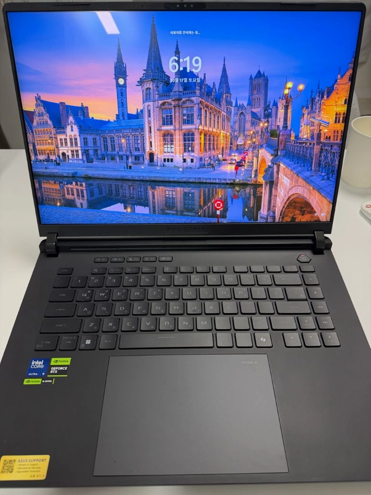 asus rog 스트릭스 scar16 울트라9 RTX5080 이미지