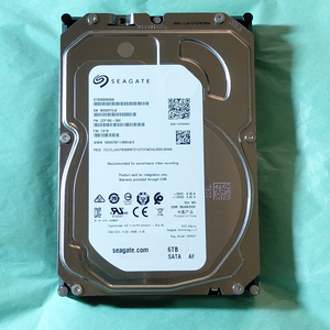 미사용품 Seagate SkyHawk HDD 6TB 5400/256M 0시간 이미지
