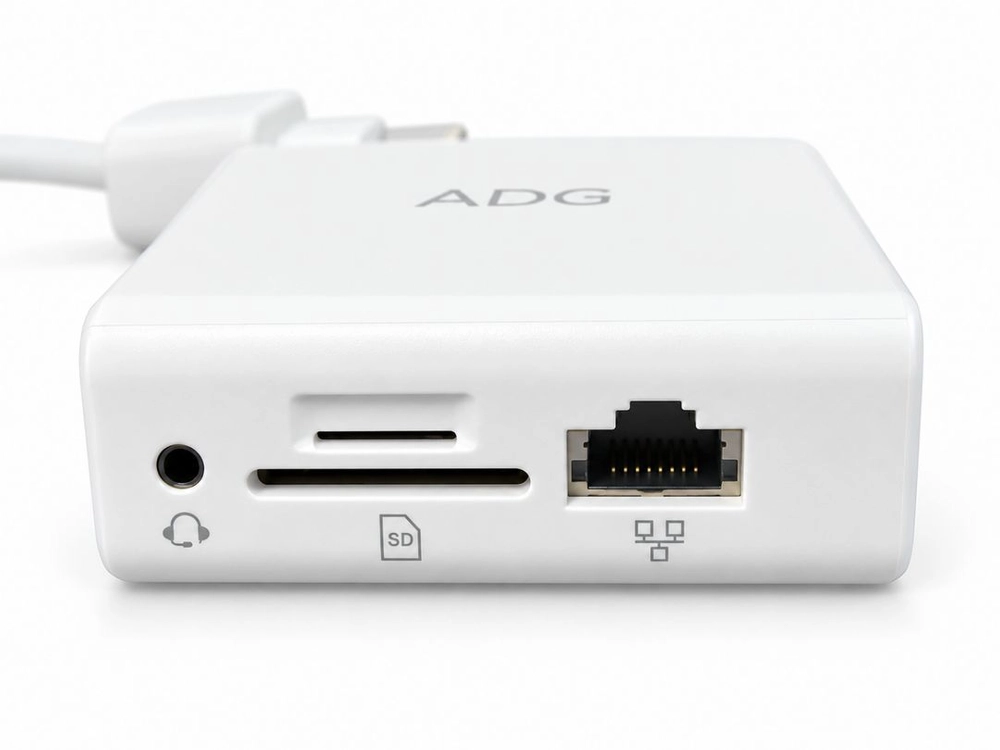 ADG 100W GaN 충전기 겸 9-in-1 USB-C 노트북 멀티허브 (INVZI) 이미지