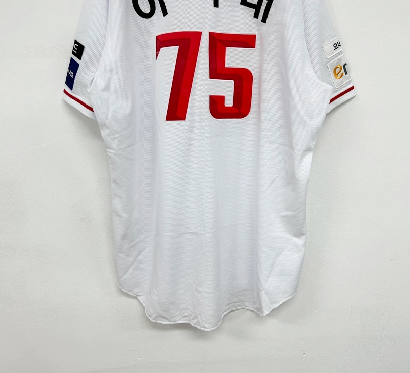 KBO 다이나핏 SSG랜더스 코치지급 홈유니폼/져지 #75 이지태 이미지