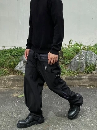 언더마이카 X 논노드 카뎃 레이어드 크라운블루 팬츠 이미지