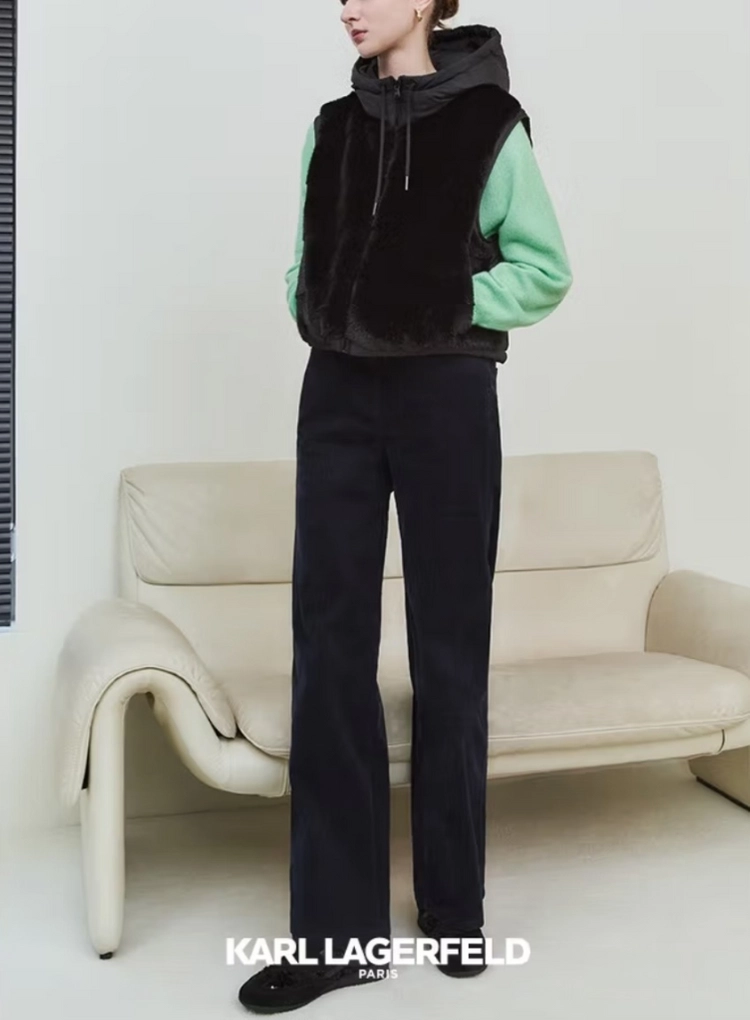 칼라거펠트 벨벳 데님 팬츠(77) ㅡ새상품 이미지