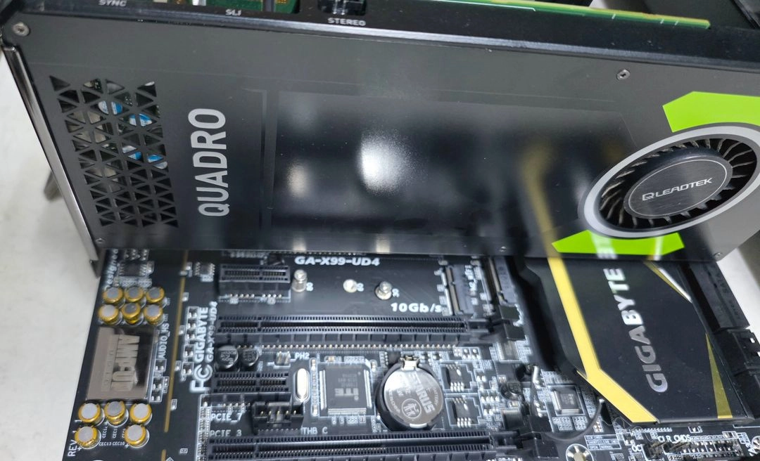 i7-6850K + GIGABYTE X99 (쿨러포) + DDR4 8gb RAM + 쿼드로M4000 8G 세트 이미지