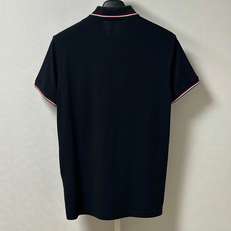 [XL] 19FW 몽클레어 폴로 반팔 티셔츠 블랙 이미지