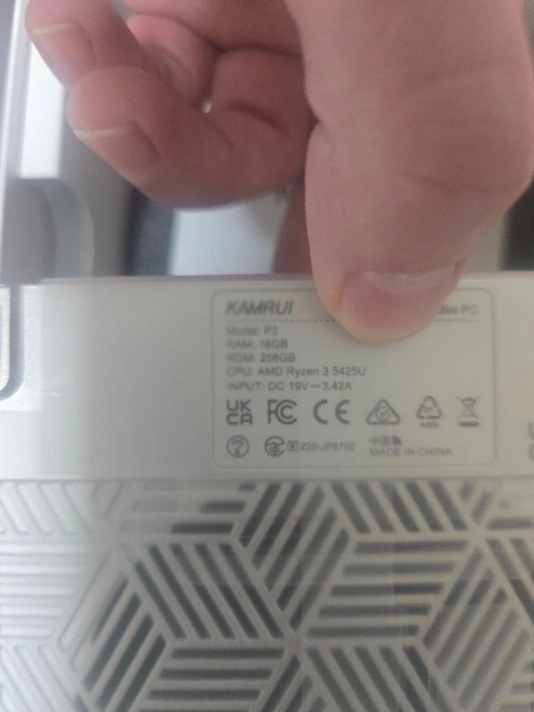KAMRUI 미니 PC P2 라이젠 3 16GB RAM 이미지