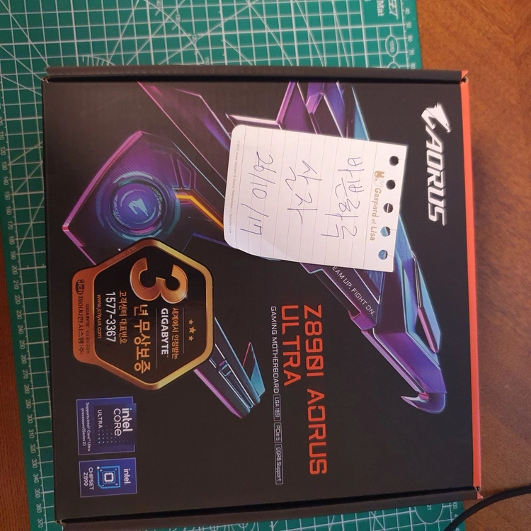 GIGABYTE Z890I AORUS ULTRA 제이씨현 미사용 새상품 국내정품 팝니다. 이미지
