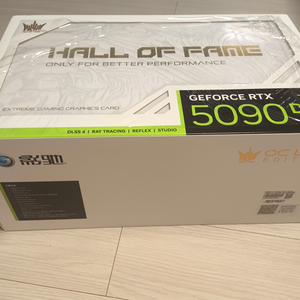 RTX 5090 D HOF OC LAB PLUS X 32 GB 풀박스 이미지