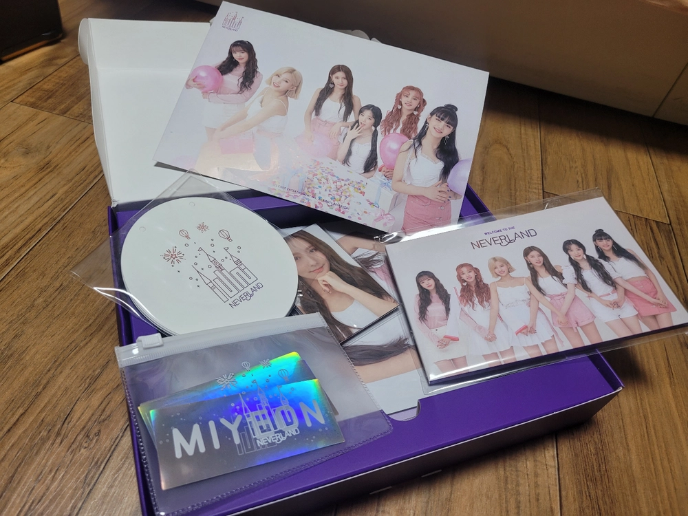 아이들 팬클럽 네버랜드 1기 키트 이미지