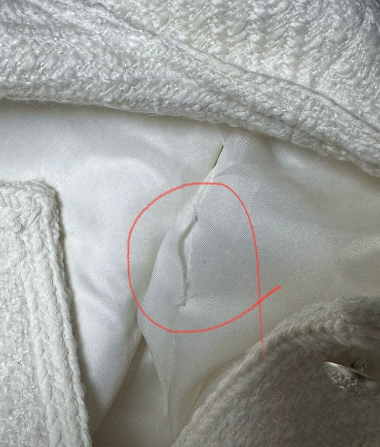 아카이브제이투유 오팔 화이트 트위드 자켓 이미지
