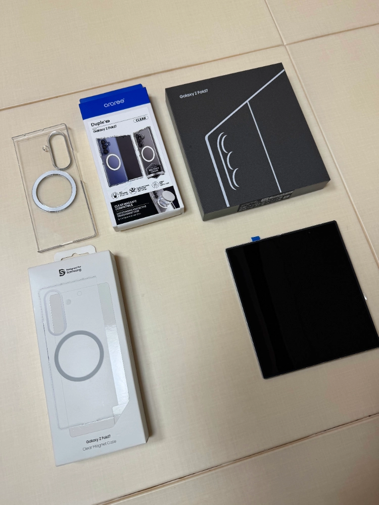 갤럭시 Z 폴드7 올갈이 512gb 실버 이미지