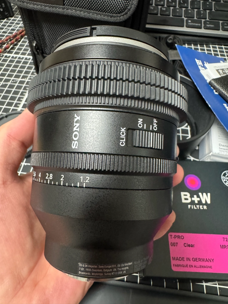 소니 50mm 1.2 gm 렌즈 판매합니다. 이미지