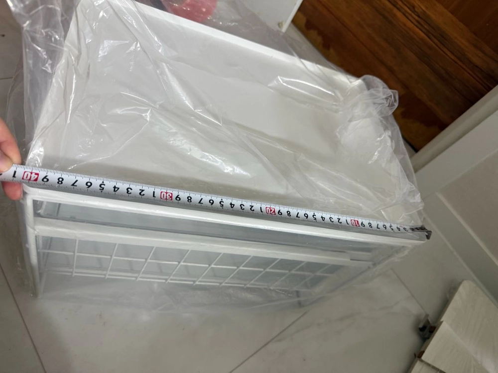 새것/주방 슬라이딩 와이드 수납장 철제 선빌 2단 이미지