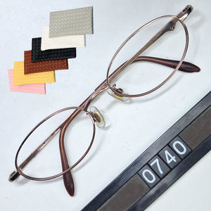 SONIA RYKIEL 65-0105 안경테 안경 51mm 순 티타늄 일본 제조 수입 로즈골드 오벌형 긱시크 Y2K 이미지