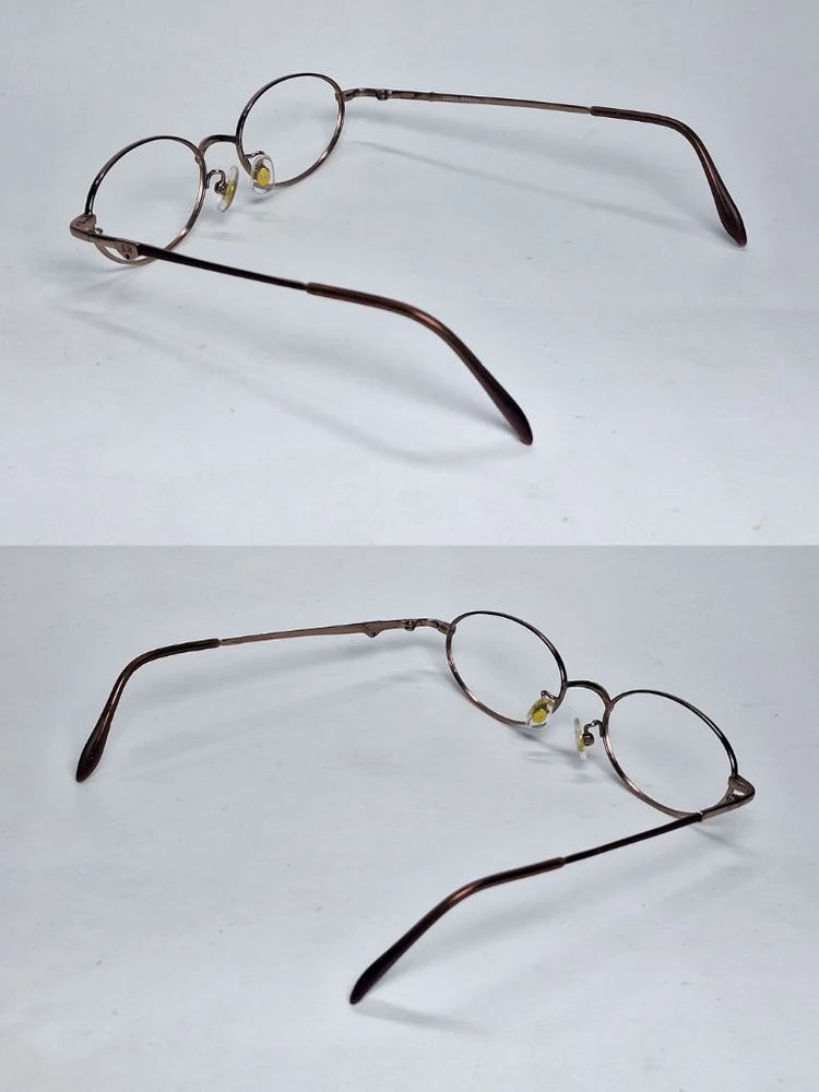 SONIA RYKIEL 65-0105 안경테 안경 51mm 순 티타늄 일본 제조 수입 로즈골드 오벌형 긱시크 Y2K 이미지