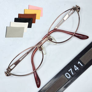 샤르망 Charmant VOIX VO23587 안경테 안경 52mm 순 티타늄 일본 빈티지 핑크 오벌형 긱시크 여성 이미지