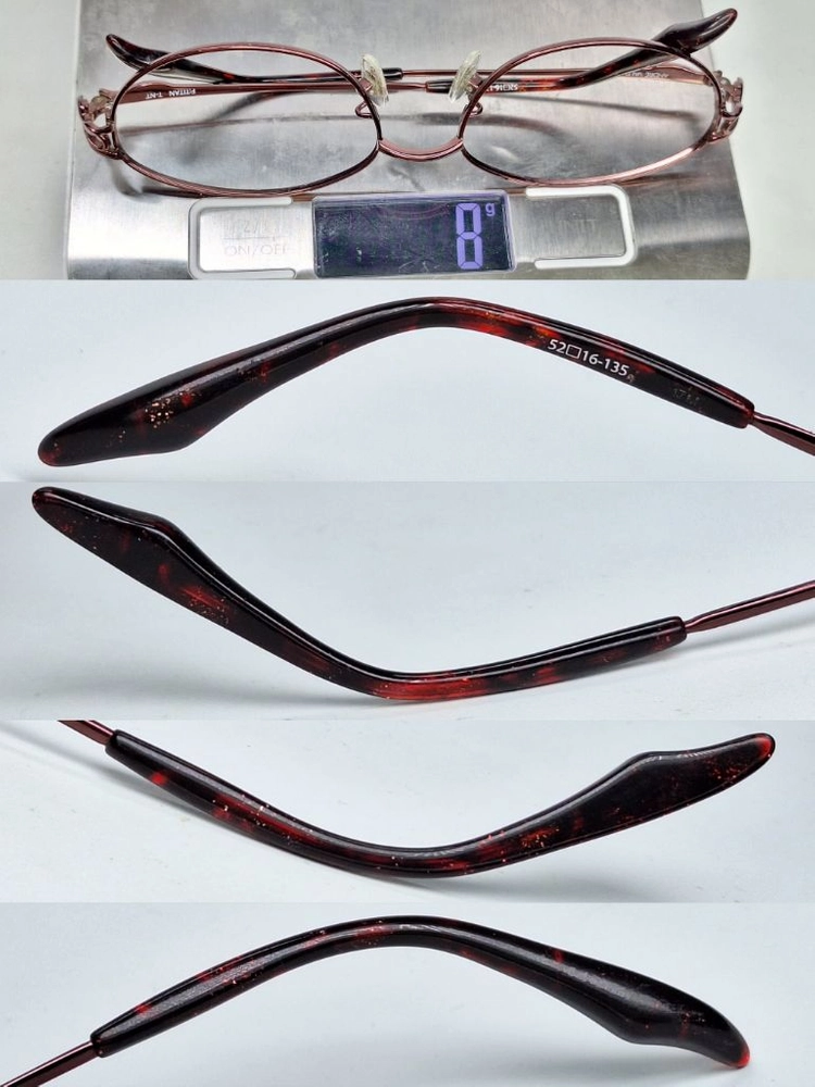 앙드레 발렌티노 ANDRE VALENTINO 안경테 안경 52mm 오벌형 긱시크 티타늄 일본 빈티지Y2K 아메카지 이미지