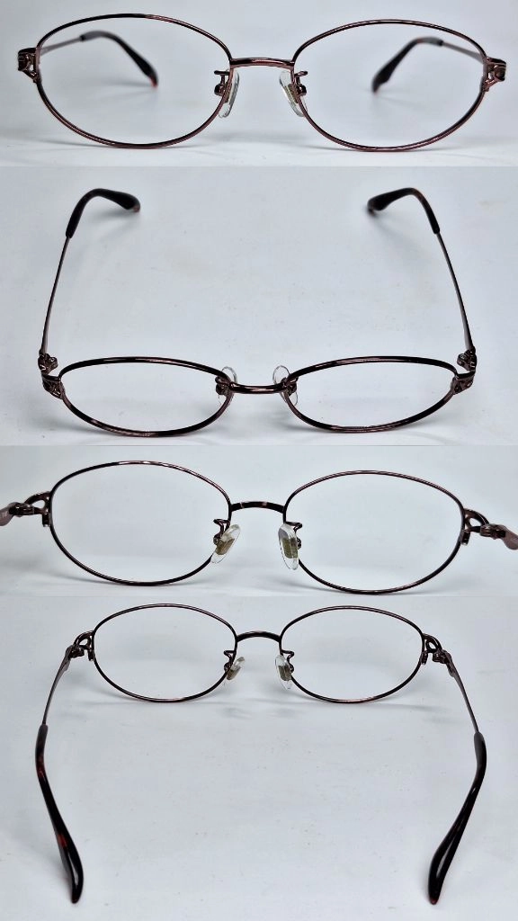 앙드레 발렌티노 ANDRE VALENTINO 안경테 안경 52mm 오벌형 긱시크 티타늄 일본 빈티지Y2K 아메카지 이미지