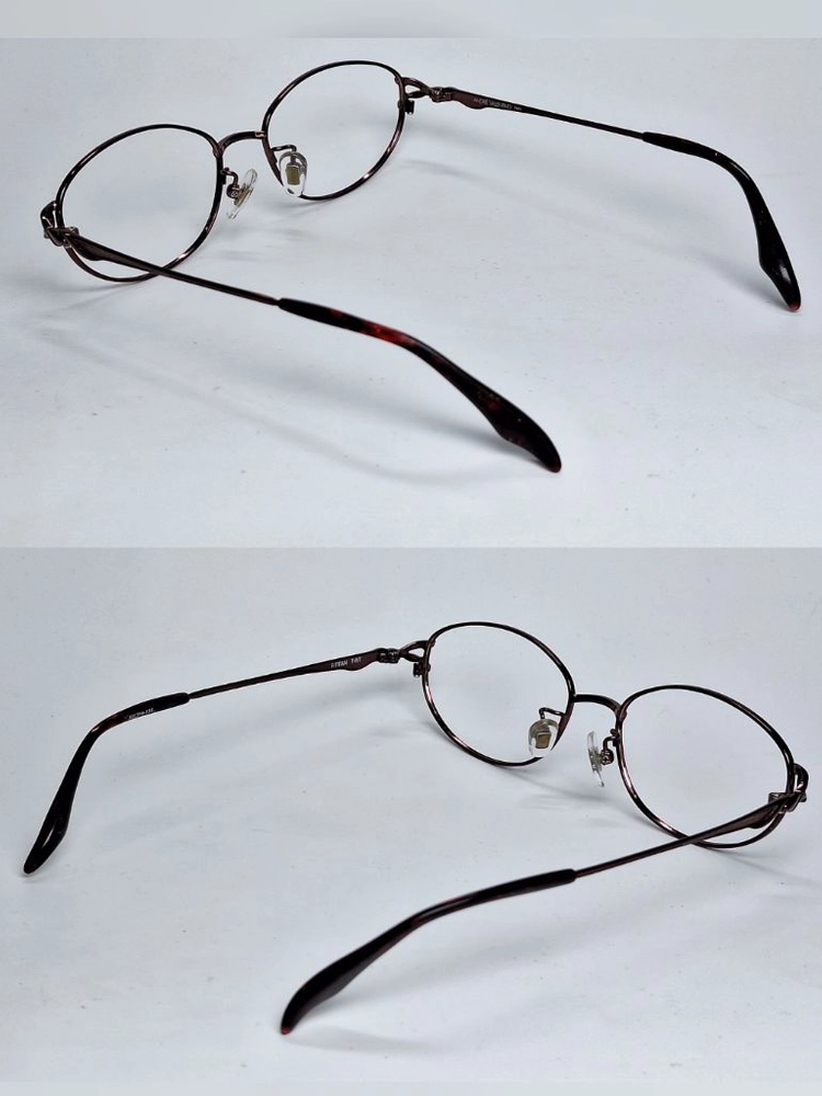 앙드레 발렌티노 ANDRE VALENTINO 안경테 안경 52mm 오벌형 긱시크 티타늄 일본 빈티지Y2K 아메카지 이미지