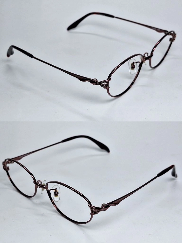 앙드레 발렌티노 ANDRE VALENTINO 안경테 안경 52mm 오벌형 긱시크 티타늄 일본 빈티지Y2K 아메카지 이미지