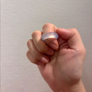만호당 칼세도니 원석 마노반지 18.0mm 이미지