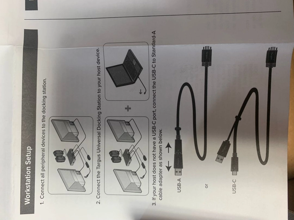 [미개봉] 타거스 USB-C 도킹스테이션 100W PD / 듀얼 4K 60Hz 새제품 이미지